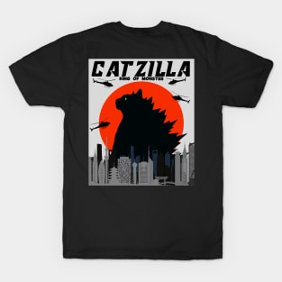 Cat Zilla King Of Monster T-Shirt